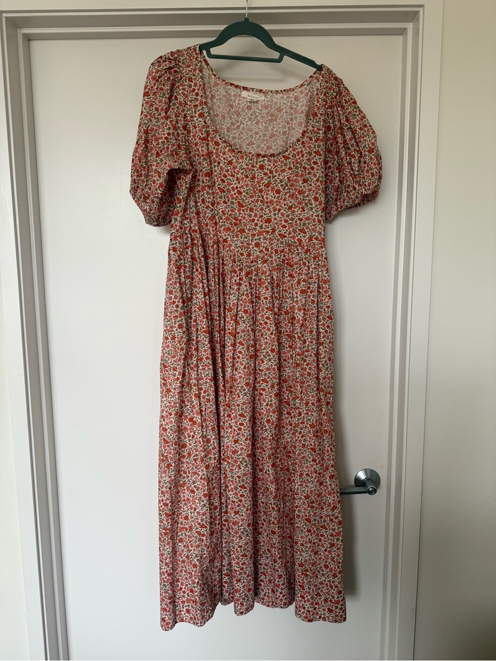 Doen Liberty of London Floral Puff-Sleeve Maxi Dress